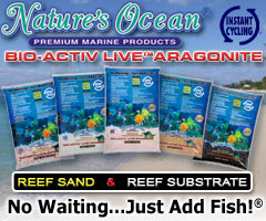 For Better Fish Water Quality Use Nature's Ocean� Live Sand